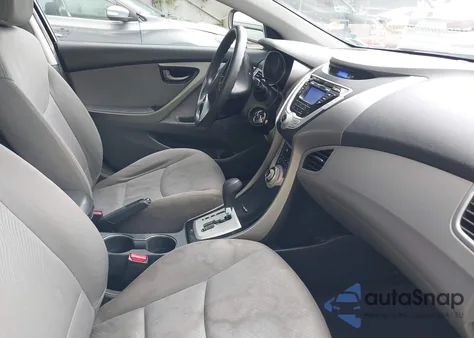 2012 Hyundai Elantra Gls (Ulsan Plant) из США, поврежденный, VIN KMHDH4AE5CU301383